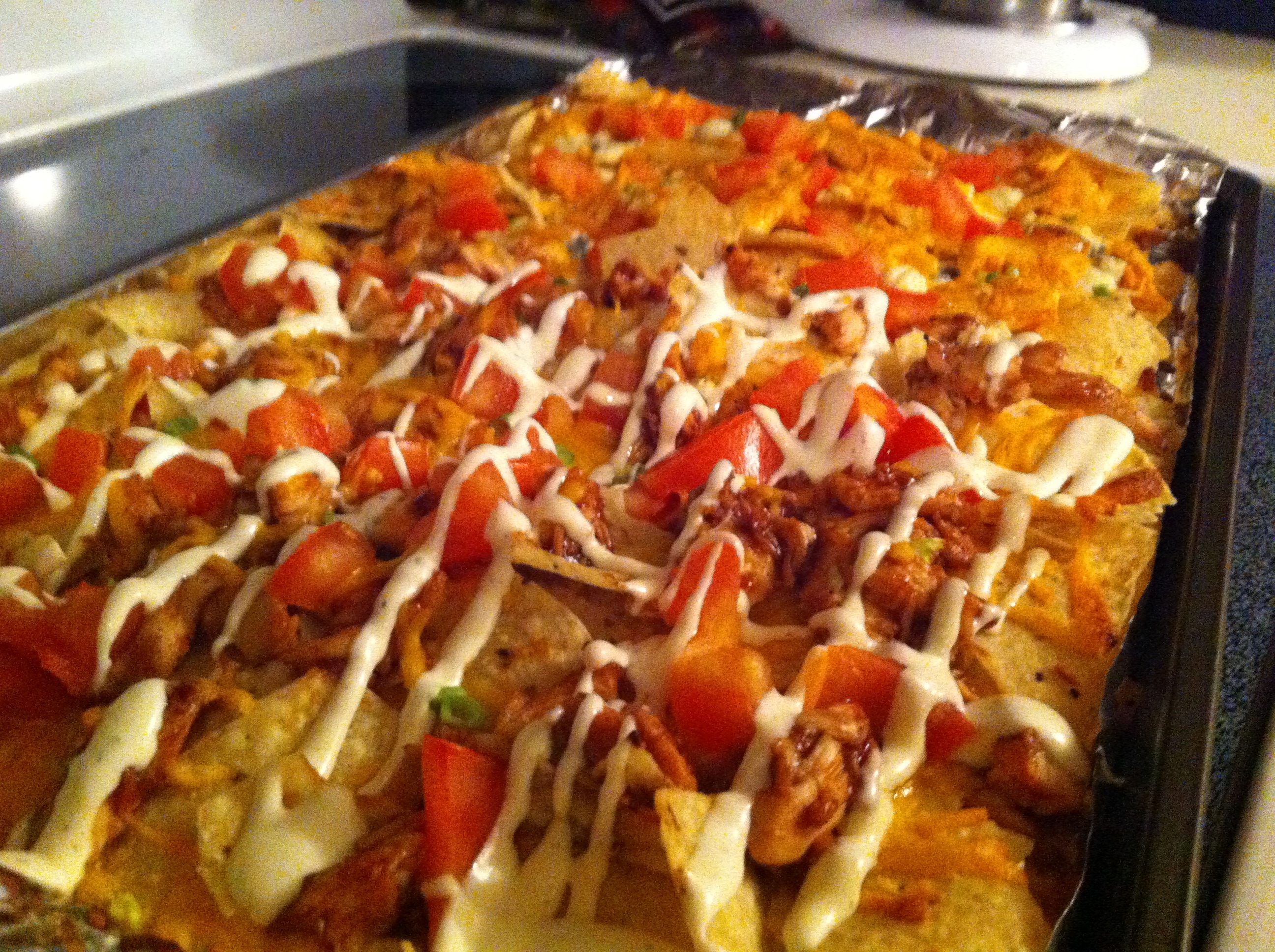 BBQ Chicken Nachos